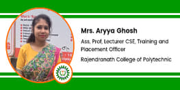 Interview Mrs Aryya Ghosh Ass ProfLecturer CSE Training and Placement Officer at Rajendranath College of Polytechnic Durgapur